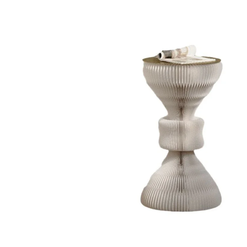 Small coffee table side table bedside small round table home living room simple corner few light luxury creative mobile small ta