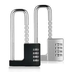 New Adjustable Lengthened U-shaped Lock File Cabinet Wardrobe Door Handle Lock Mechanical Password Lock Padlock Lock Head 2023