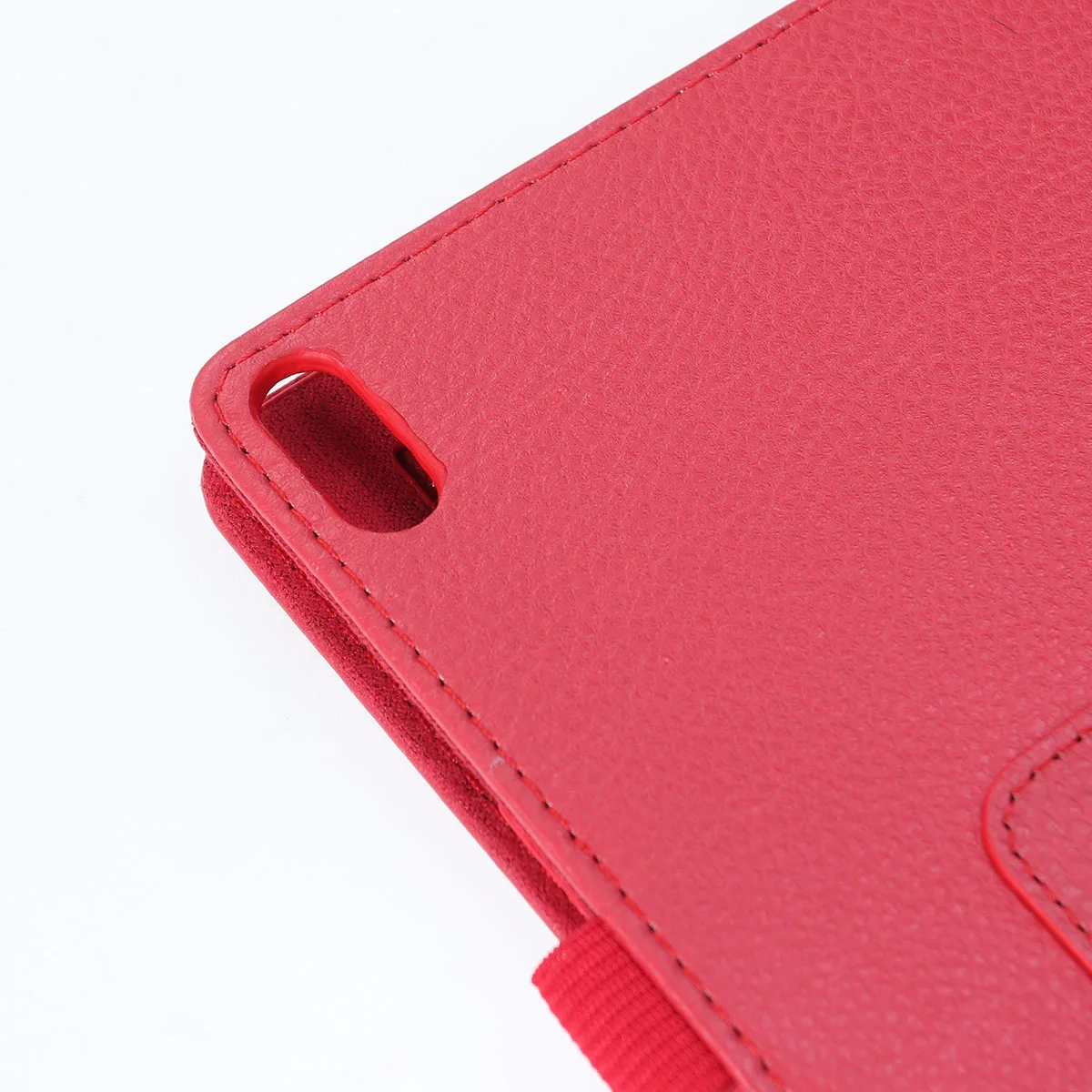 

Litchi Texture Tablet PC Case Full Coverage Protective Cover with Holder for Tab 4 10 Plus -X704F/N (Red)