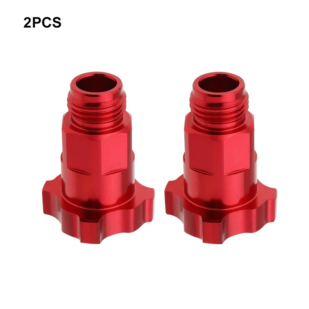 2Pcs M16x1.5mm External Thread Adapter Connector Red Aluminum Alloy Sp-ray Connector compatible for DeVilBiss DV1