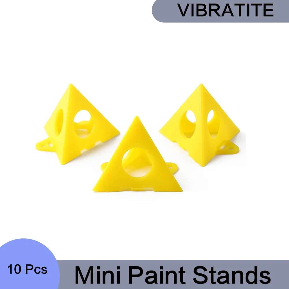 

10 Pcs Triangle Paint Pads Mini Paint Stands Tool Small and Lightweight for Article Holder During Paint Work Shutters Furniture