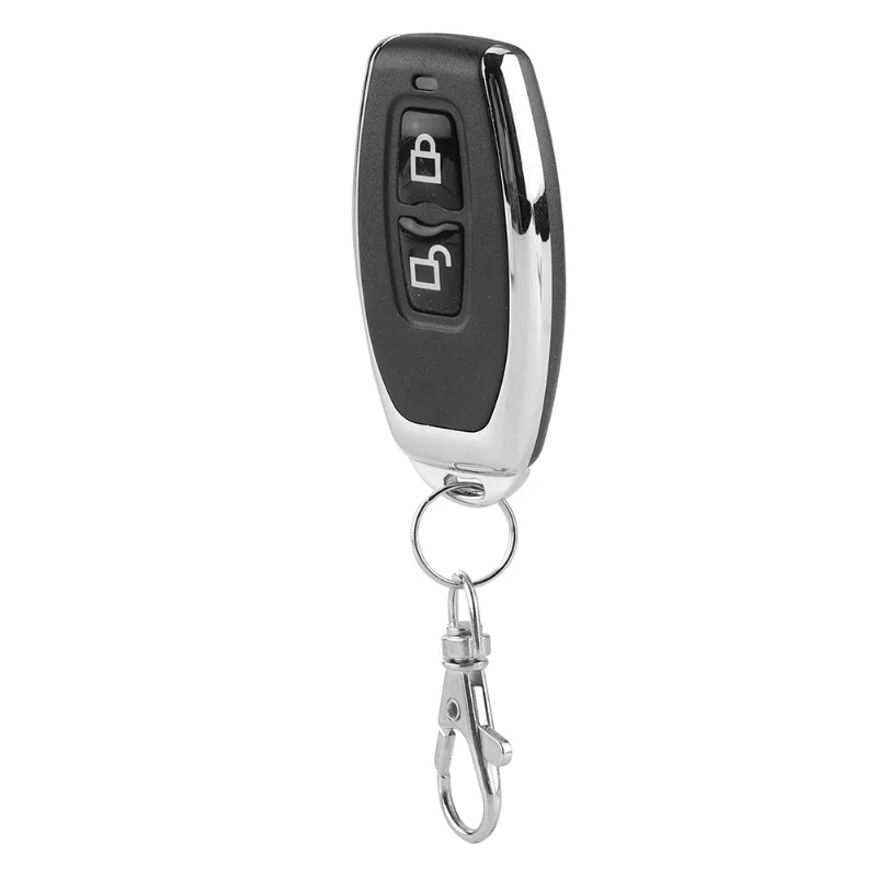 433MHz Matal Two Buttons RF Wireless Learning Code Remote Control Transmitter