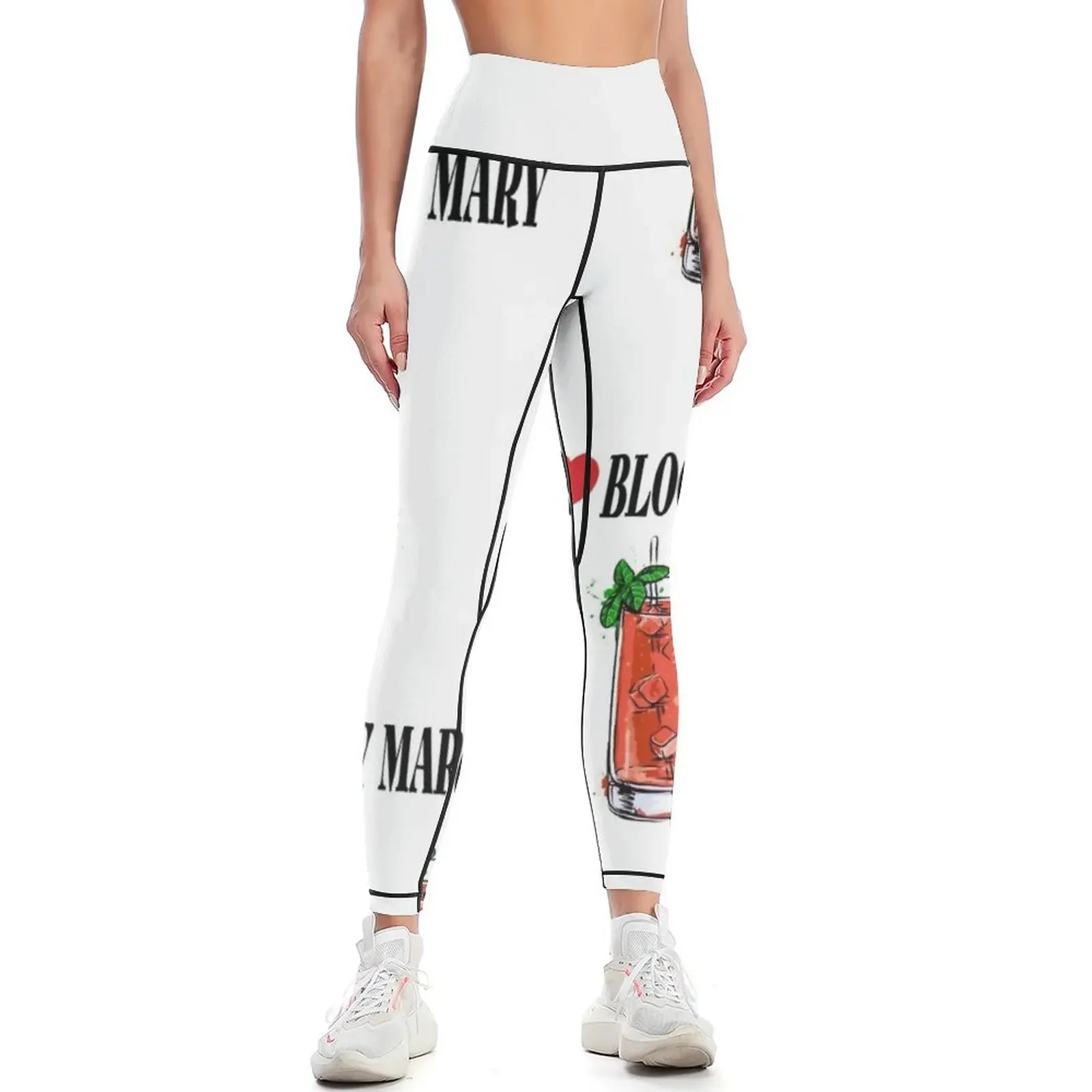 

Perfect gift for every Bloody Mary lovers! Leggings Leginsy push up Fitness woman Women's sports pants Womens Leggings