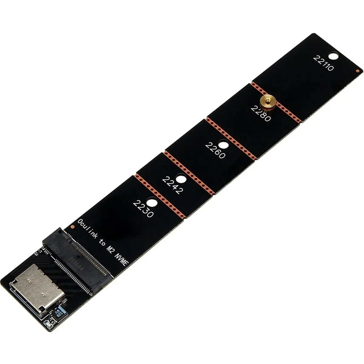 Oculink SFF-8612 to M.2 NVME M-Key SSD Adapter Card Oculink to M.2 M-Key PCIE 4.0 X4 Adapter for Mainboard