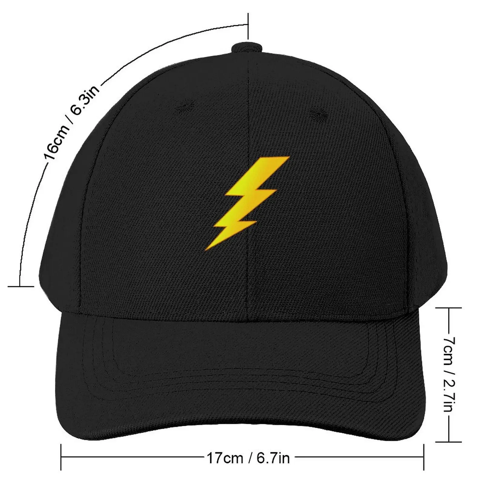 Zeus Lightening Bolt #Zeus Yellow Baseball Cap Brand Man cap Beach Bag Women's 2025 Men's