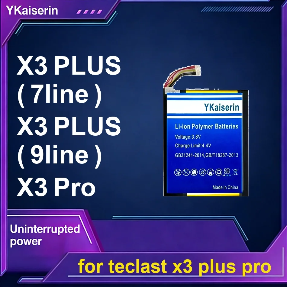 

Tablet Battery High-Capacity 9000-10000mAh For Teclast X3 Plus Pro