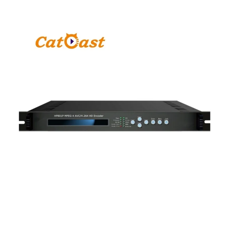 IPtTV OTT Headend Single Channel HD MPEG4 IP Encoder H.264 audio video Encoder