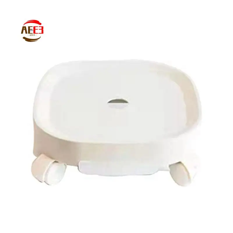 

AEE3-Pallet Caddy для растений, подставка для растений с колесиками и контейнером для воды, тележка для цветочного горшка, круглый цветочный горшок с рулоном