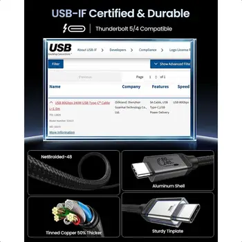 10 best sales Thunderbolt 4 kablosu - №5