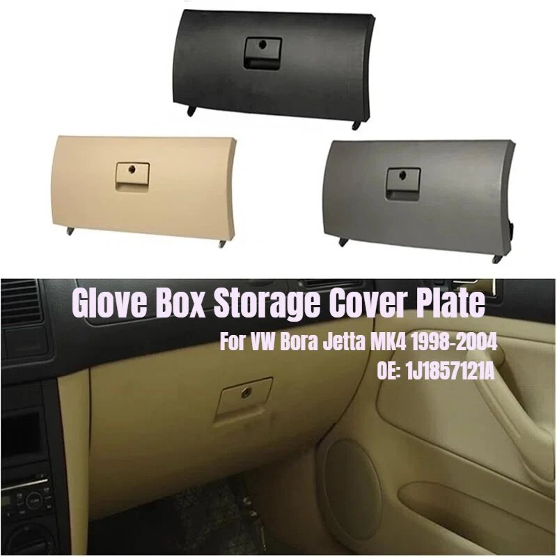 

Car Console Glove Box Door Cover Plastic Glove Garbage Box Lid for JETTA A4 MK4 BORA Wagon 1J1857121A Black Automobile Console