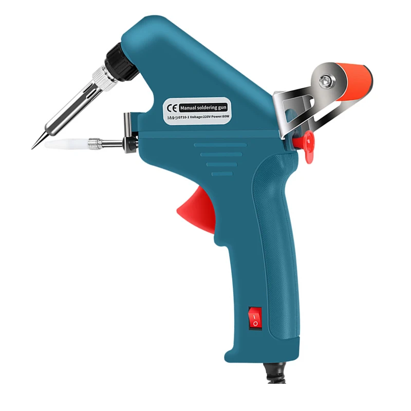 Pistola per saldatura a riscaldamento interno Pistola per manutenzione del circuito portatile da 60 W Saldatore a temperatura costante
