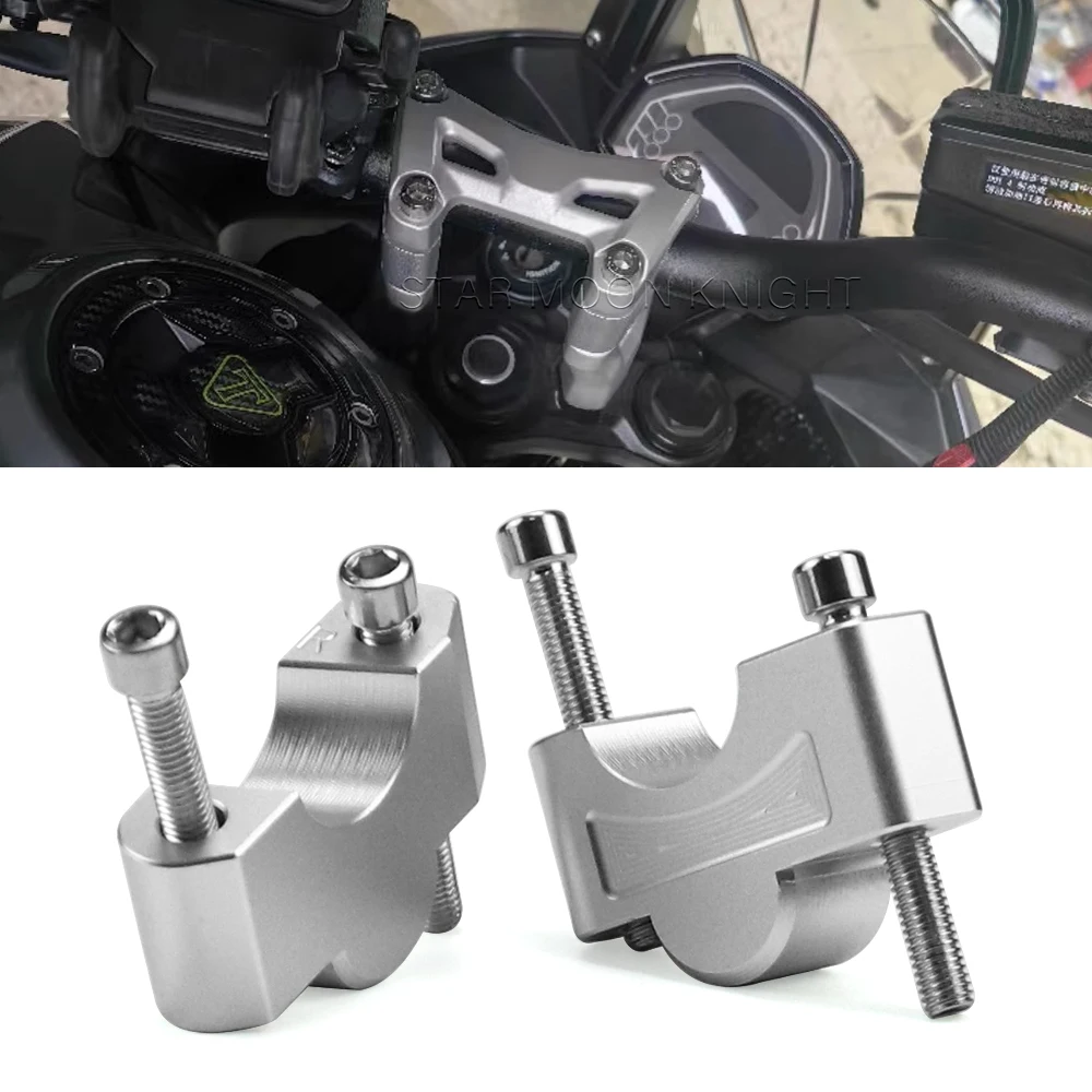 Motorcycle Accessories For Tiger Sport 660 Sport660 2022 2023 - Handlebar Riser Heightening Clamp Mount