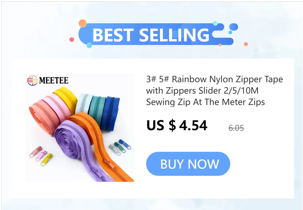 2/5/10/20M 5 # Nylon-Reißverschlussbänder Meterware zum Nähen von Kleidung, Dekoration, Taschen, Reißverschluss, durchgehende Rolle, Kunststoff-Reißverschluss, DIY-Zubehör – Detail 10