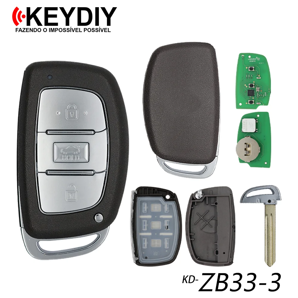 

Умный ключ KEIDIY KD ZB33-3 ZB33-4 KD900/KD200/KD900+/URG200 Удаленный ключ