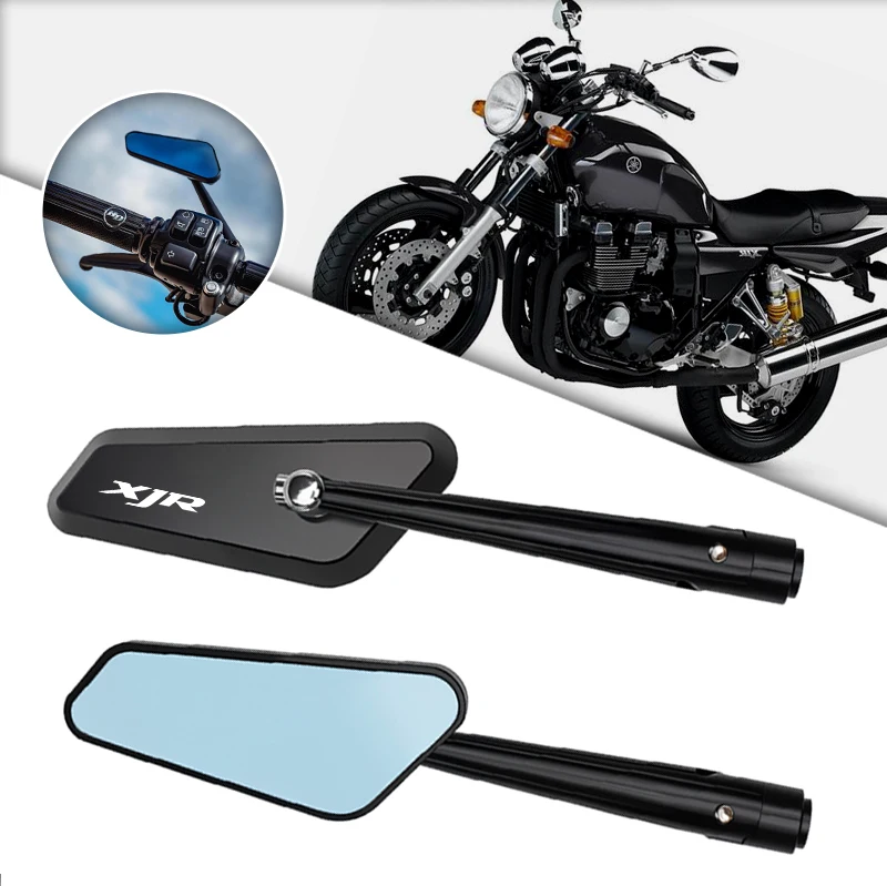 CNC Aluminum Motorcycle Rear View Mirror Side Wing Rearview Reflector Mount For YAMAHA XJ6 XJ6F XJ6N XJR300 XJR 1300 XJR1200