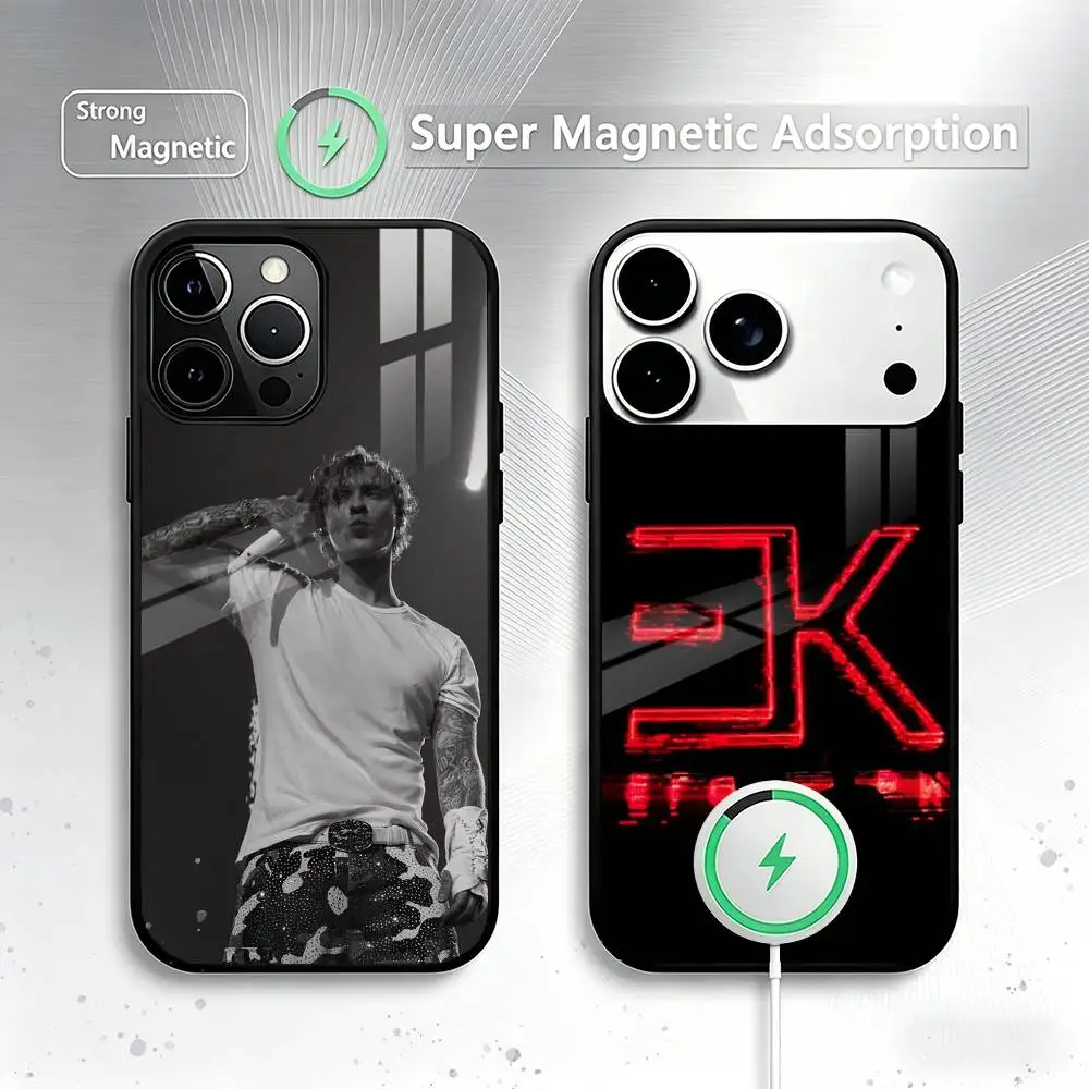 Rapper E-Egor Kreed EK Phone Case For iPhone17,16,15,14,13,12,11 Plus,Pro Supports Magnetic Wireless Charging