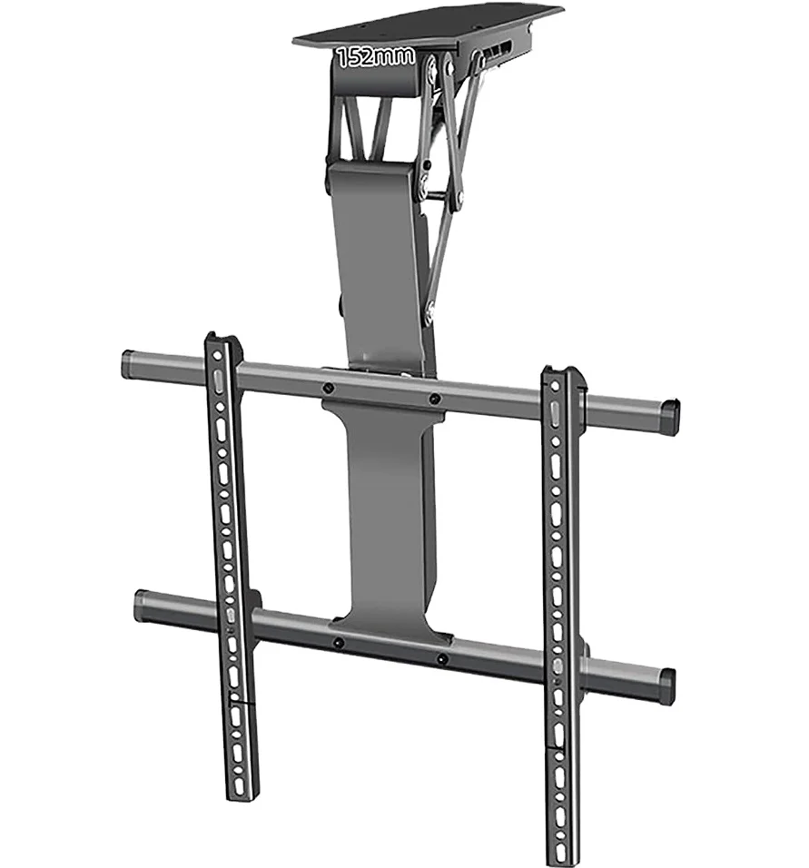 

32-70inch Adjustable TV Stand Electric Ceiling TV Mount/ Mount on Flat Roofs or Sloping Ceilings TV Stand