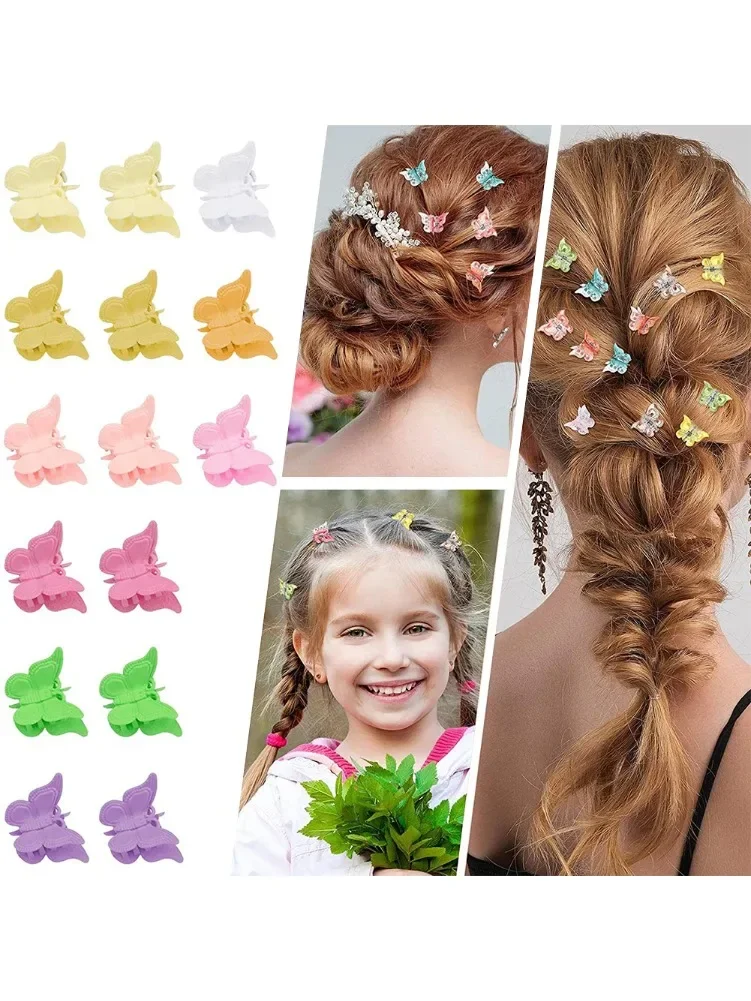 Mini Pince à Cheveux Papillon pour Femmes, 1 Pièce, Sauna Chester, Nministériels d d'Amour, Bonbons, Solide, Document, Griffe, Accessoires pour Bol à Proximité