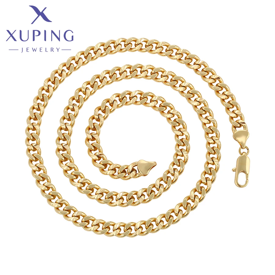 

Xuping Jewelry Charm Fashion 60cm Luxury Necklace of Light Gold Color Women Exquisite Love Birthday Gift X000933976