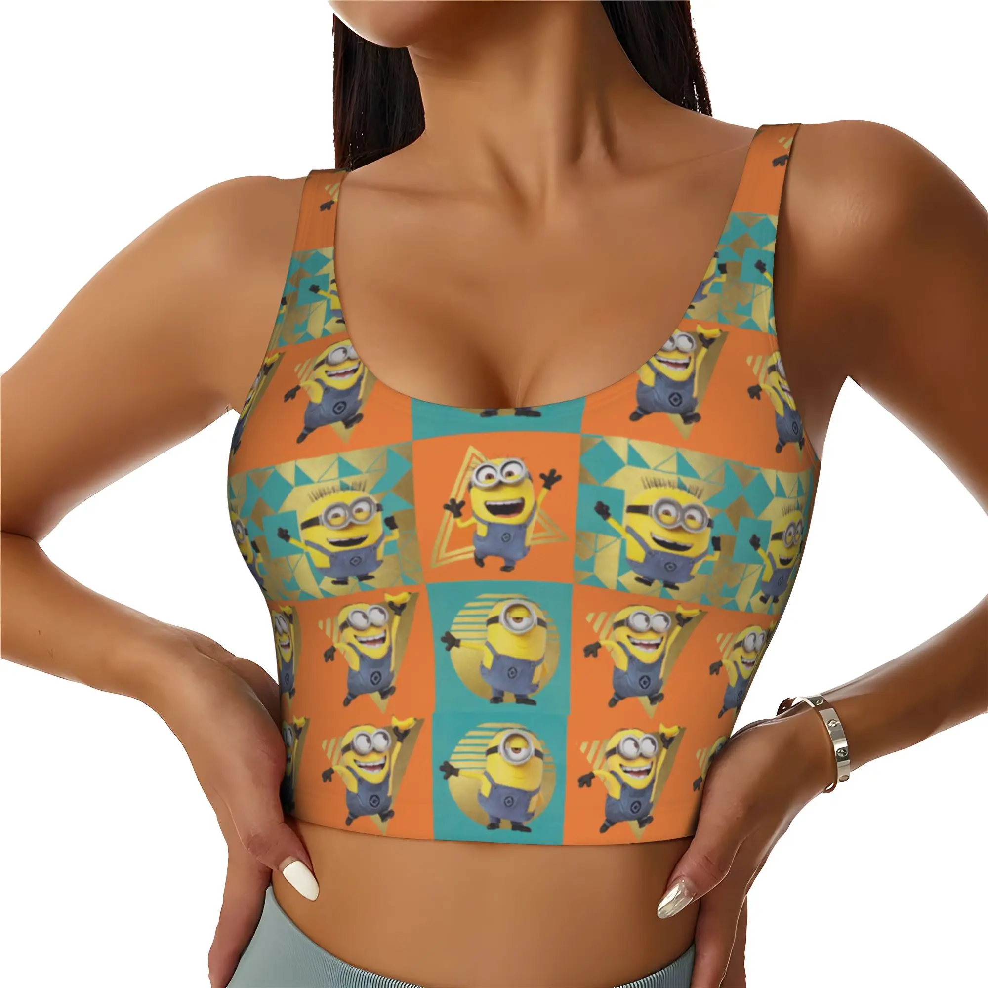 novas-regatas-cropped-esportivas-femininas-personalizadas-com-estampa-de-anime-e-minions-sutias-esportivos-de-corrida-com-desenhos-animados