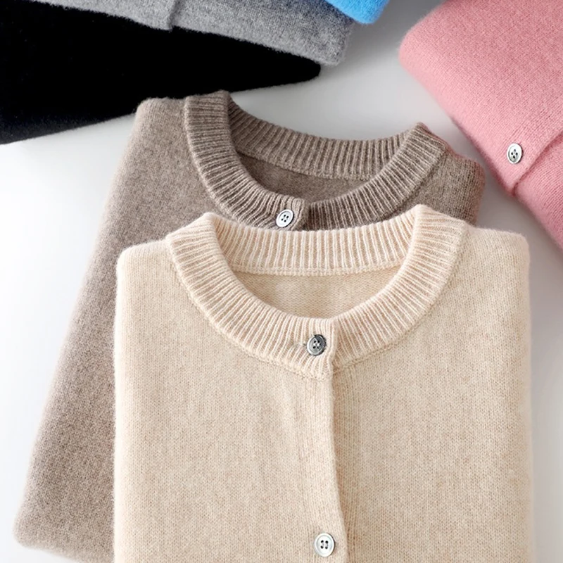 Meninos camisola de inverno sólido cardigan camisola de malha crianças engrossar camisola quente meninas o-pescoço casaco camisola adolescente roupas topos