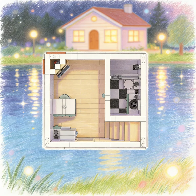 ตัวต่อ MOC บ้านสวน 1399 ชิ้น แบบจำลองสถาปัตยกรรม ประกอบเอง ของขวัญคริสต์มาส ไอเดียสร้างสรรค์ ของเล่นเสริมพัฒนาการ