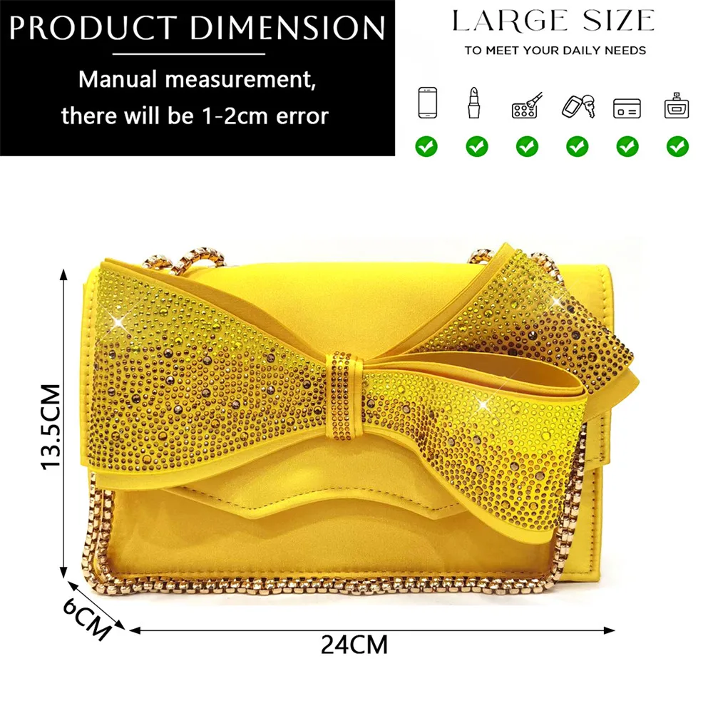 2024 Italian Design Yellow Color Large Capacity Fashion Bag Shoulder Bag and Strap High Heels Commuter Shoes and Bag