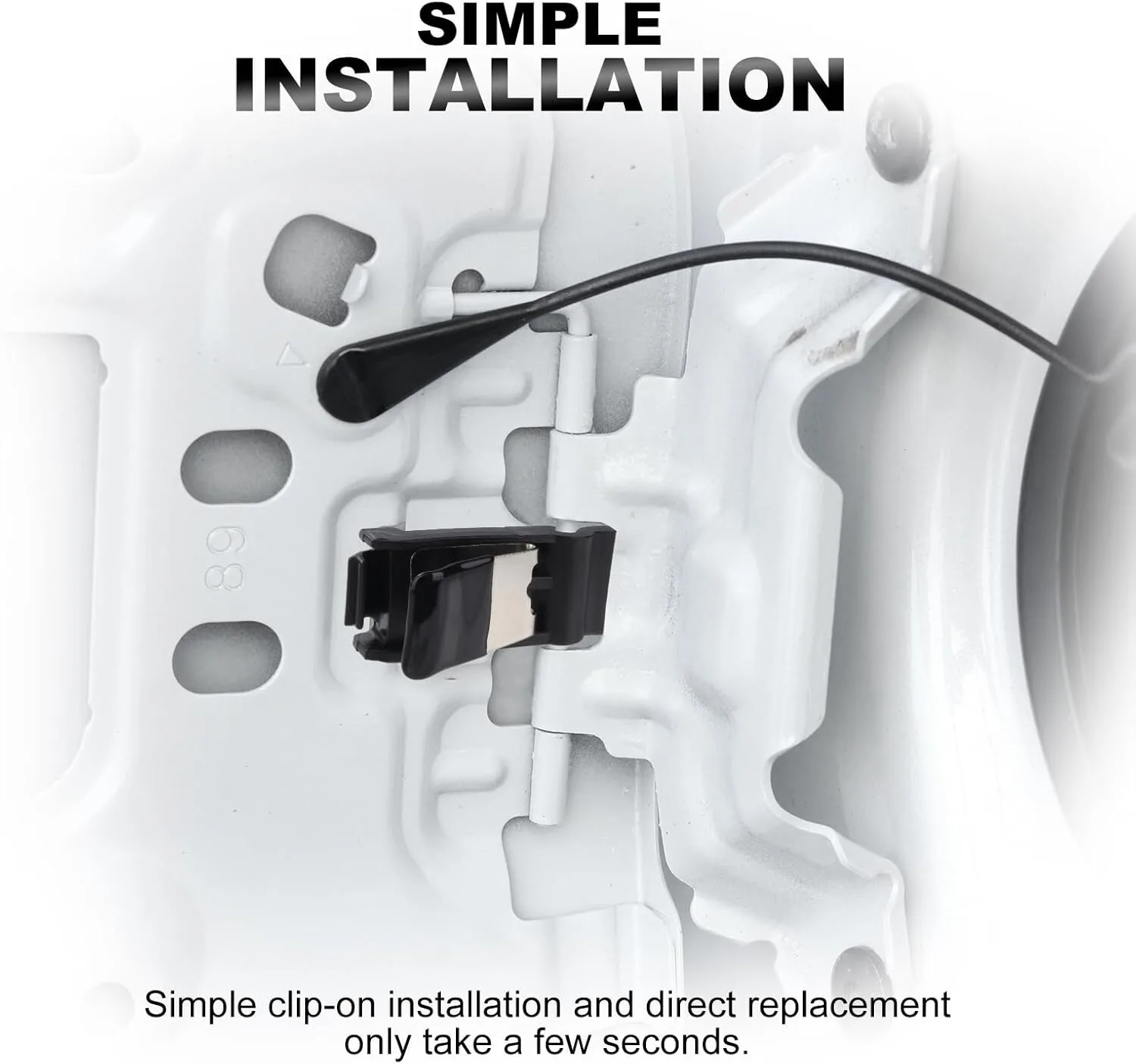 لتويوتا لاندكروزر 200 سلسلة VDJ UZJ URJ GRJ غطاء الوقود مشبك الباب الربيع 77360-35040 ، 7736035040