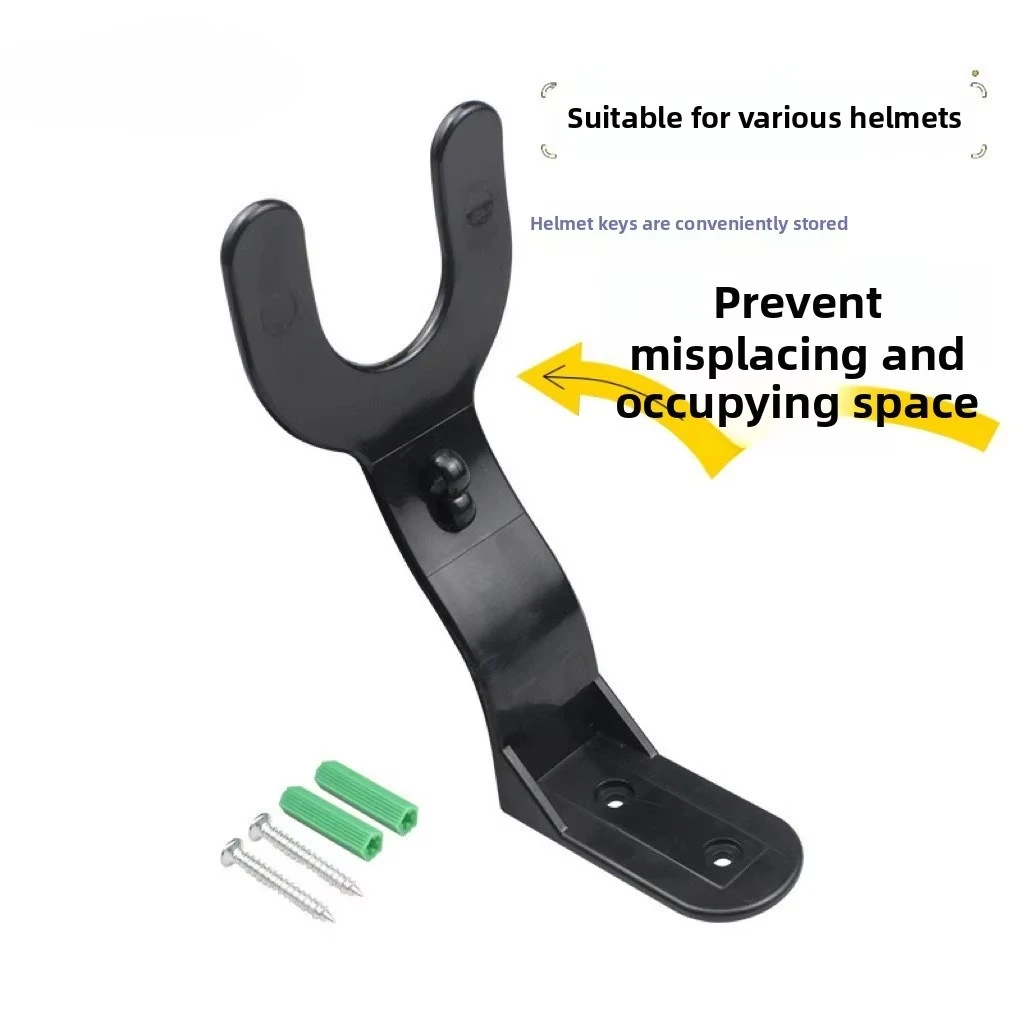Multipurpose Wall Mount Hooks Motorcycle Helmet Rack Home Luggage Jacket Holder Kitchen Cabinet Shelf Organizer