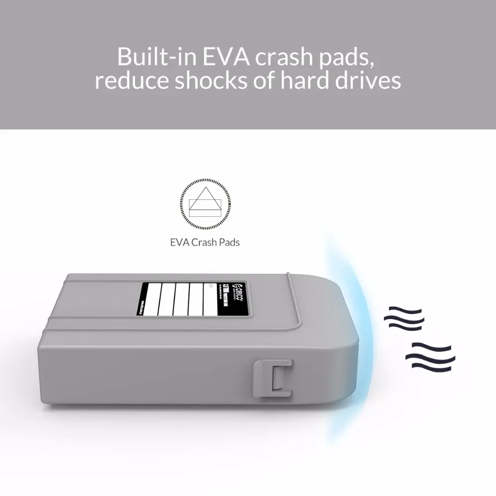 ORICO 3.5 Inch IDE SATA HDD caddy Case external Hard Drive Disk Storage Box For Hdd enclosure Cases 3.5 Inch HDD Box Multi Color