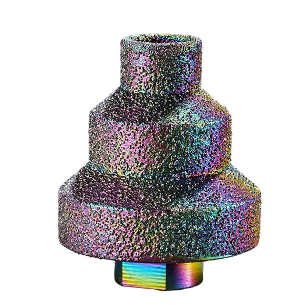 20-35-50mm Step Drill Bit Straight Flute Beveling Chamfer Milling For Woodworking For Tile Marble Metal Hole Opening Tool