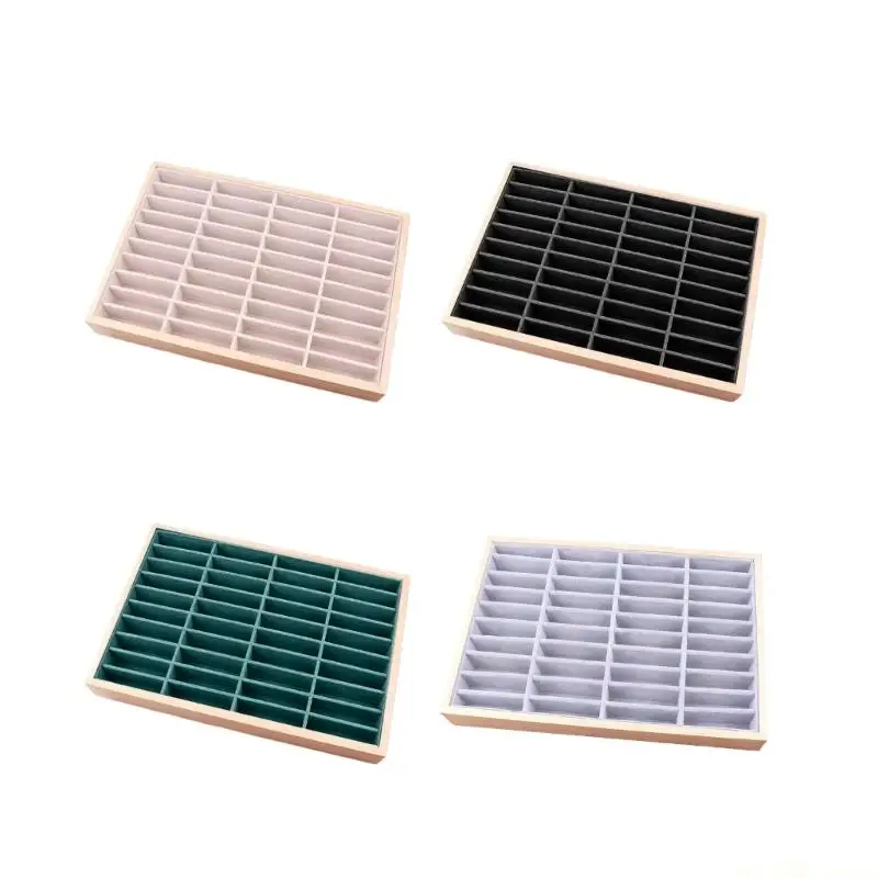 

D46E Small Accessory Tray Jewelry Display Plate Travel Storage Solution Jewelry Display Dish for Various Occasion