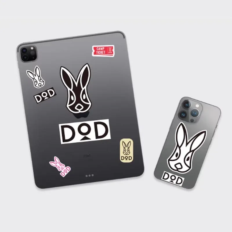 20 Pcs/Set Rabbit Outdoor Camping Decals Cup Storage Box Luggage iPad Helmet Car Body Waterproof Stickers Vinyl Glossy Pegatinas