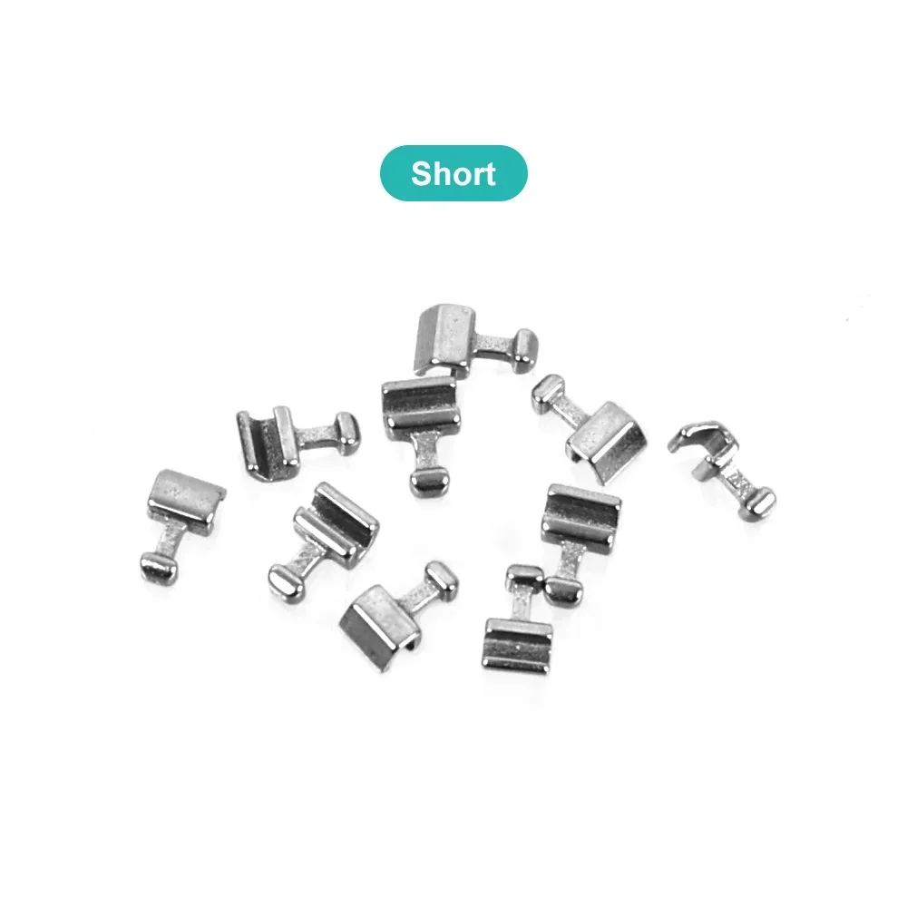 Orthodontic Crimpable Hook on the Arch Wires Long short stop Hooks Bondable With Buccal Tube Lingual Button Dentist Materials
