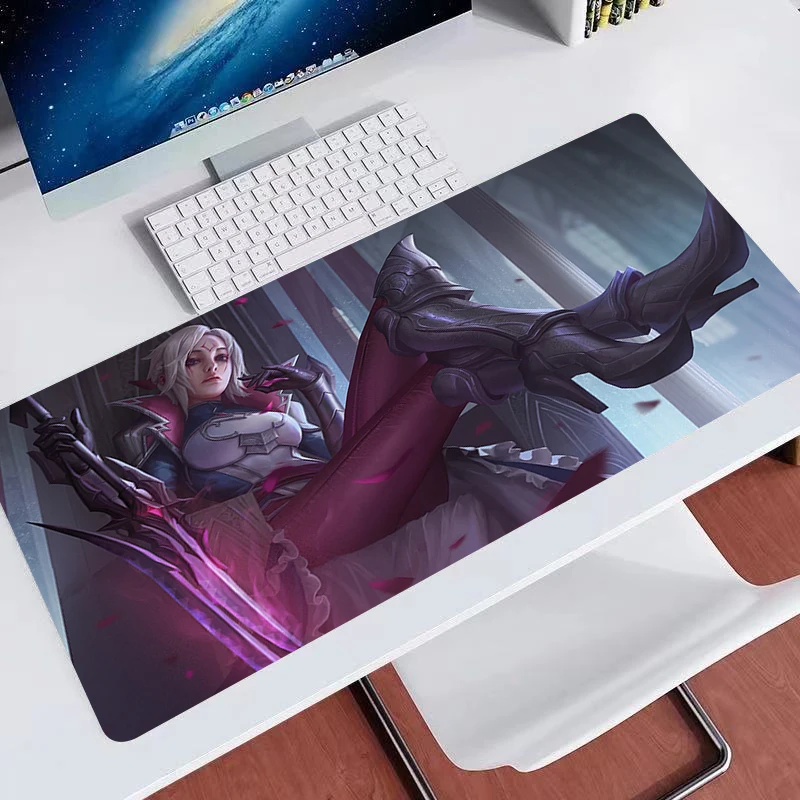 Mouse Pad L-league Of Legends Diana Gaming Accessories Gabinete PC Gamer Computer Keyboard Desk Mat New Rubber Laptop Mousepad