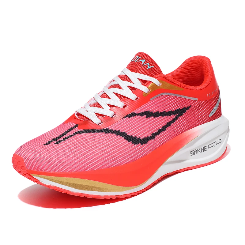 

Men's sports shoes, lightweight carbon plate racing running shoes, winter shock absorption, anti slip, wear-resistant, breathabl