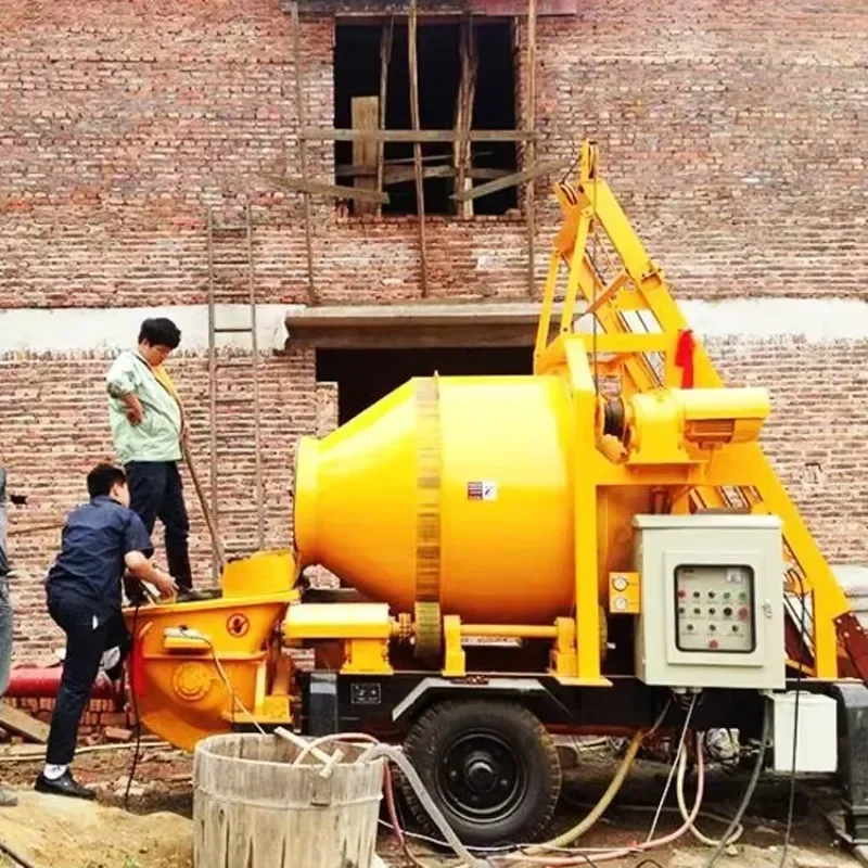 Portable Concrete Pump Machine Concrete Pump High Quality Machine Concrete Pump And Mixer Truck