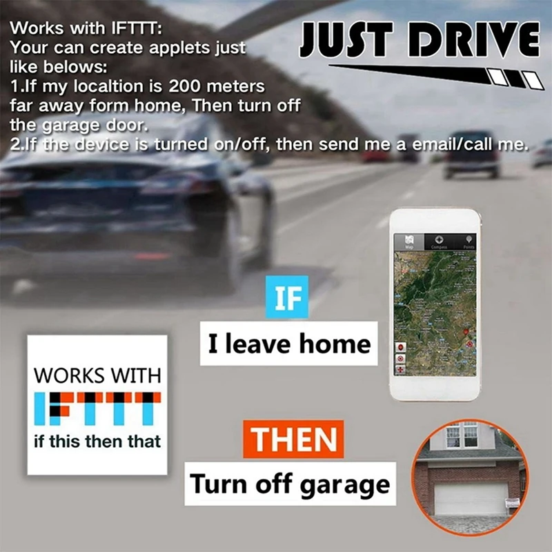2 переключателя Wi-Fi для умного дома, контроллер для открывания Гаражных дверей, с голосовым управлением через приложение Ewelink, для Alexa, Google Home