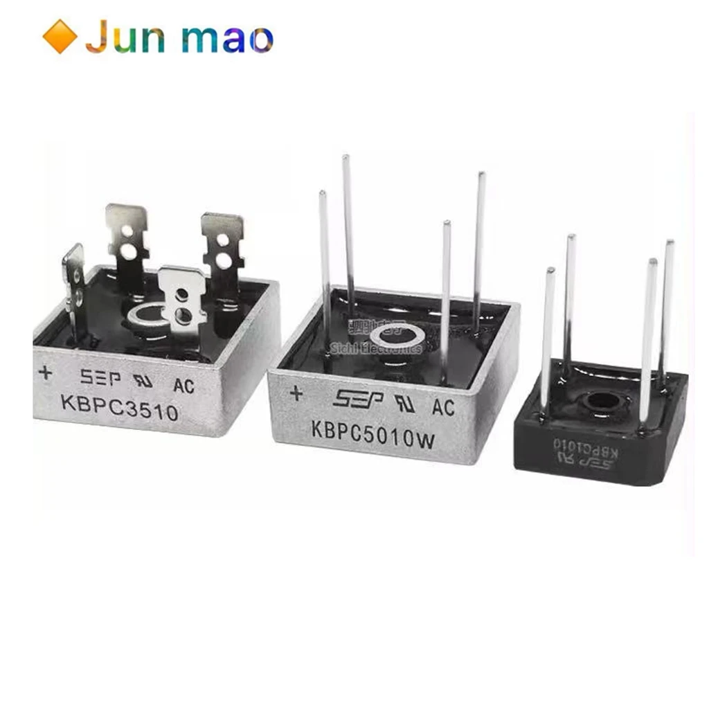 1PCS KBPC606/608/610/1010/1510W/2510W/3510W/5010W Rectifier Square Bridge Rectifier