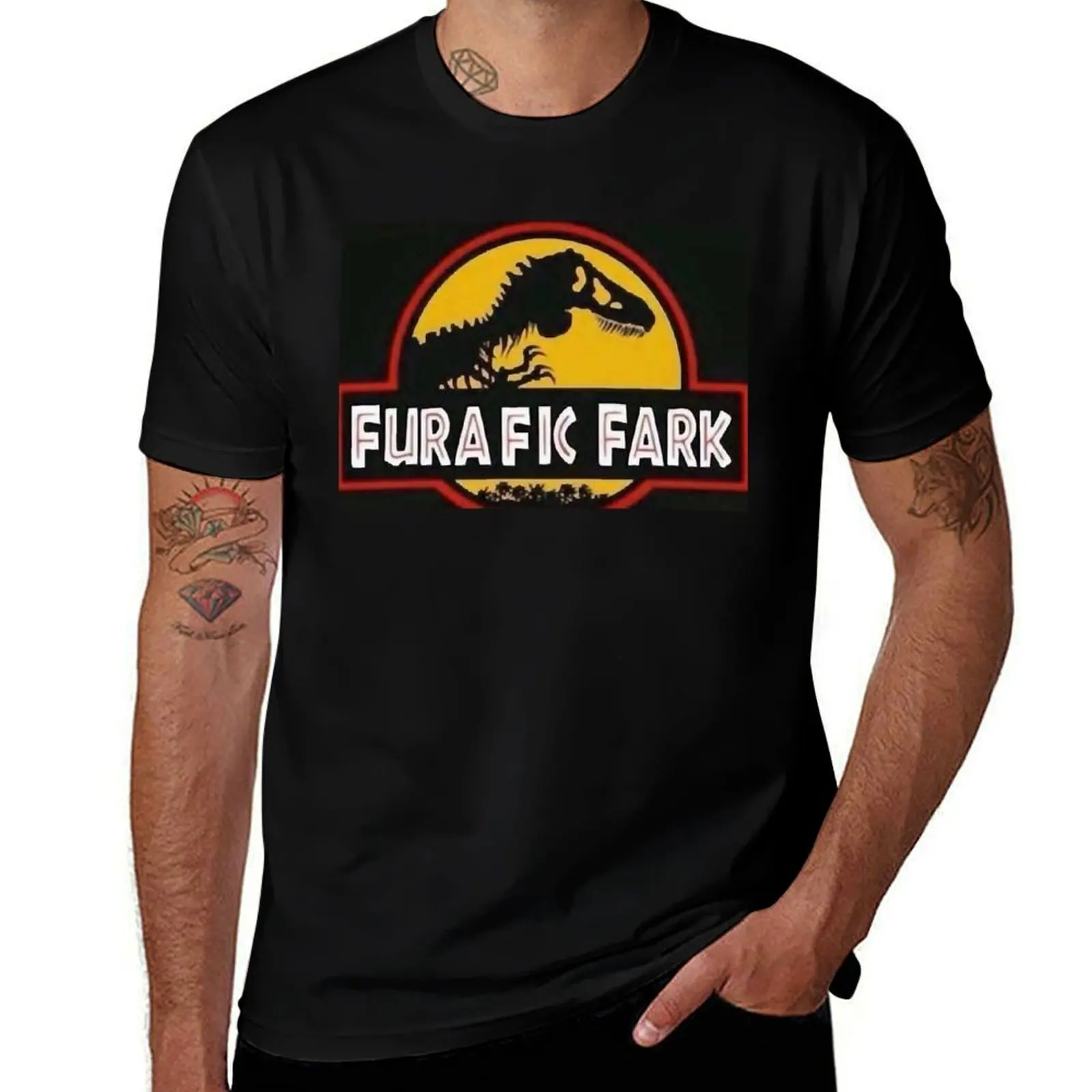 

Furafic Fark T-Shirt heavyweights hippie clothes boys animal print vintage t shirt men
