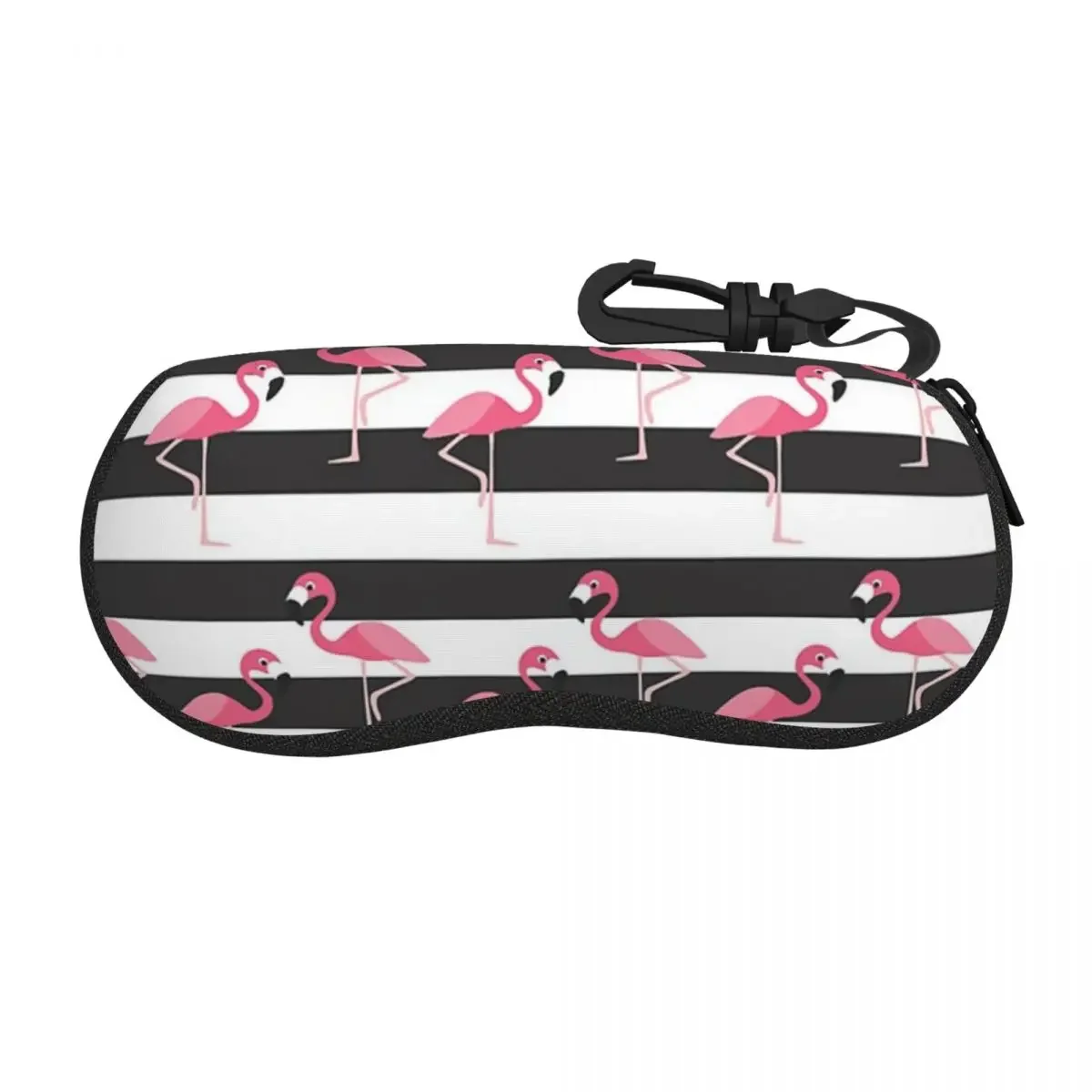 

Flamingo Cactus Tropical Ruber Shell Glasses Case Protector Sunglasses Box Women Men Soft Eyeglasses Bag Pouch