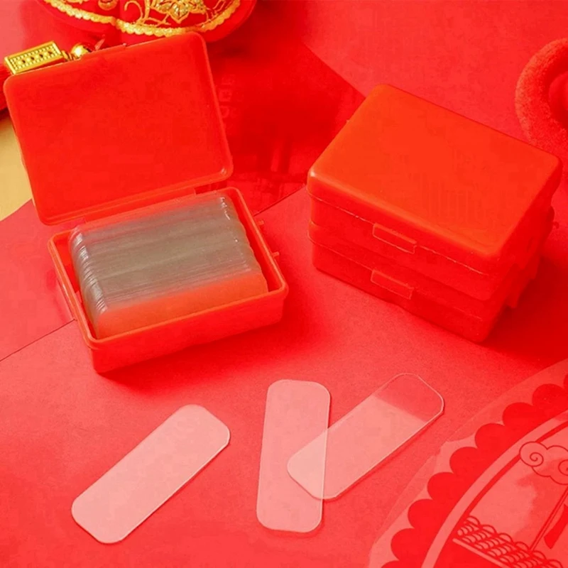 4X เทปกาวสองหน้าไม่ทำเครื่องหมายติดแน่นกาวที่ติดแน่นไม่ตัดเป็นรอยเทปใส