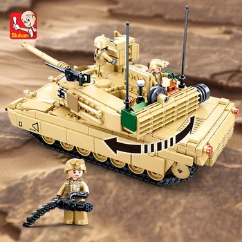 781pcs סדרה צבאית מודל בניין צעצועי בלוק, m1a1 דגם יצירתי צעצוע מורכב אבני בניין