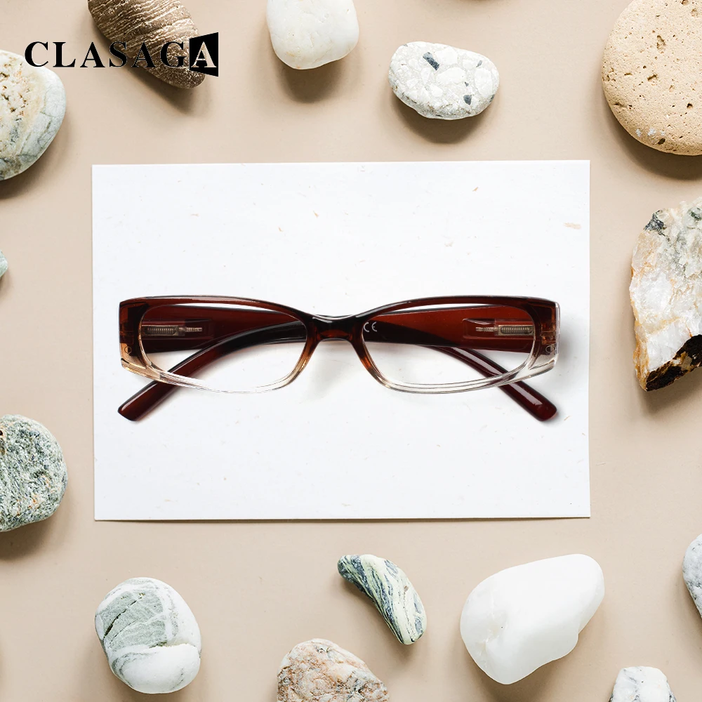 

CLASAGANew Fashion Ultralight Reading Glasses Women Men Vision Care High-definition Eyewear Frame Presbyopic Eyeglass+1.00~+4.00