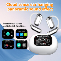 Bluetooth Wireless Headphones with LCD Touchscreen, AI Translation, ENC Noise Cancelling, Sports Earphones