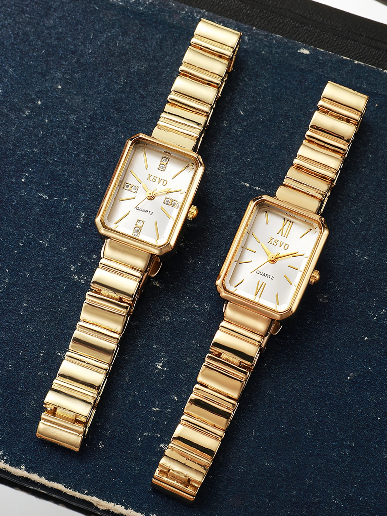 

Женские кварцевые часы с металлической текстурой и линейной шкалой, подходят для праздничного подарка на Рождество и Хэллоуин