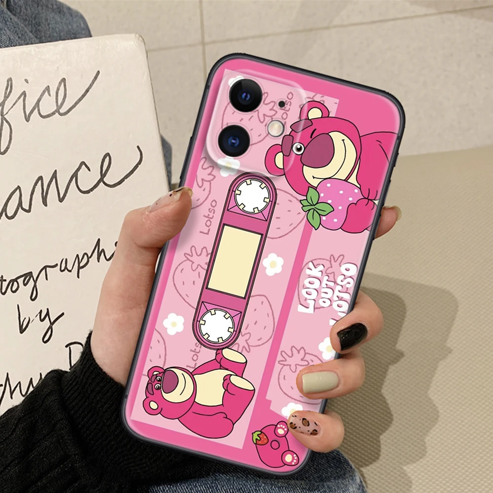 Z92 Schattige Lotso Cartoon Zacht Hoesje Voor Samsung A13 A20 A30 A 20S A 21S A 22 A 30S A31 A32 A33 A42 A50 A 50S A51 A52 A53 A71 A73 A81 A91