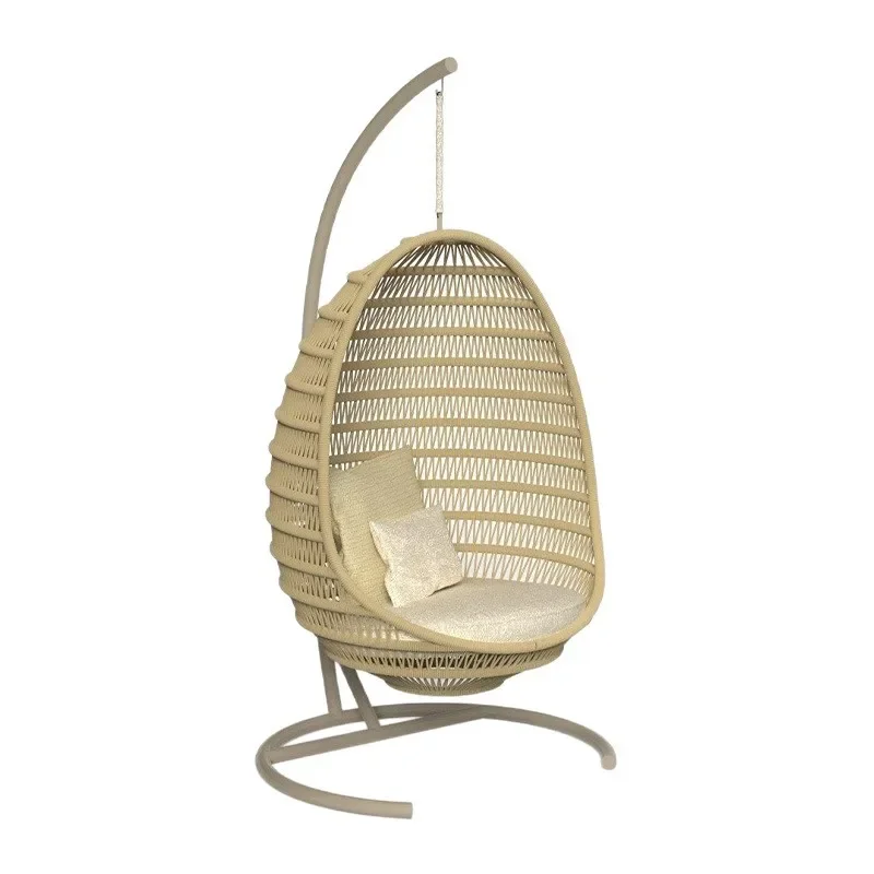 

Outdoor leisure bird's nest hanging basket courtyard balcony single rattan