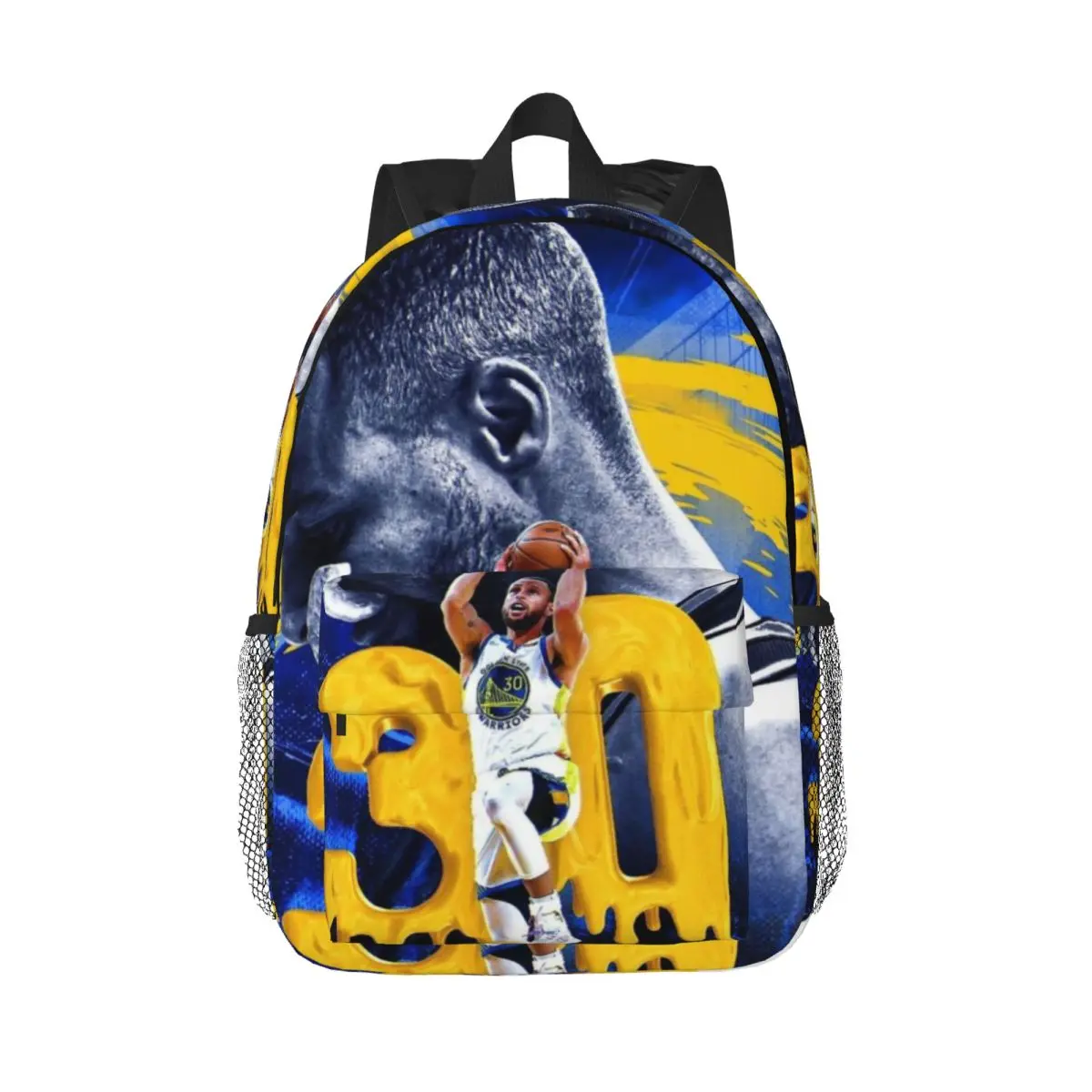 Stephen-Chef-Curry New Fashion High Capacity Waterproof College Backpack Trendy Laptop Travel Book Bag 15inch