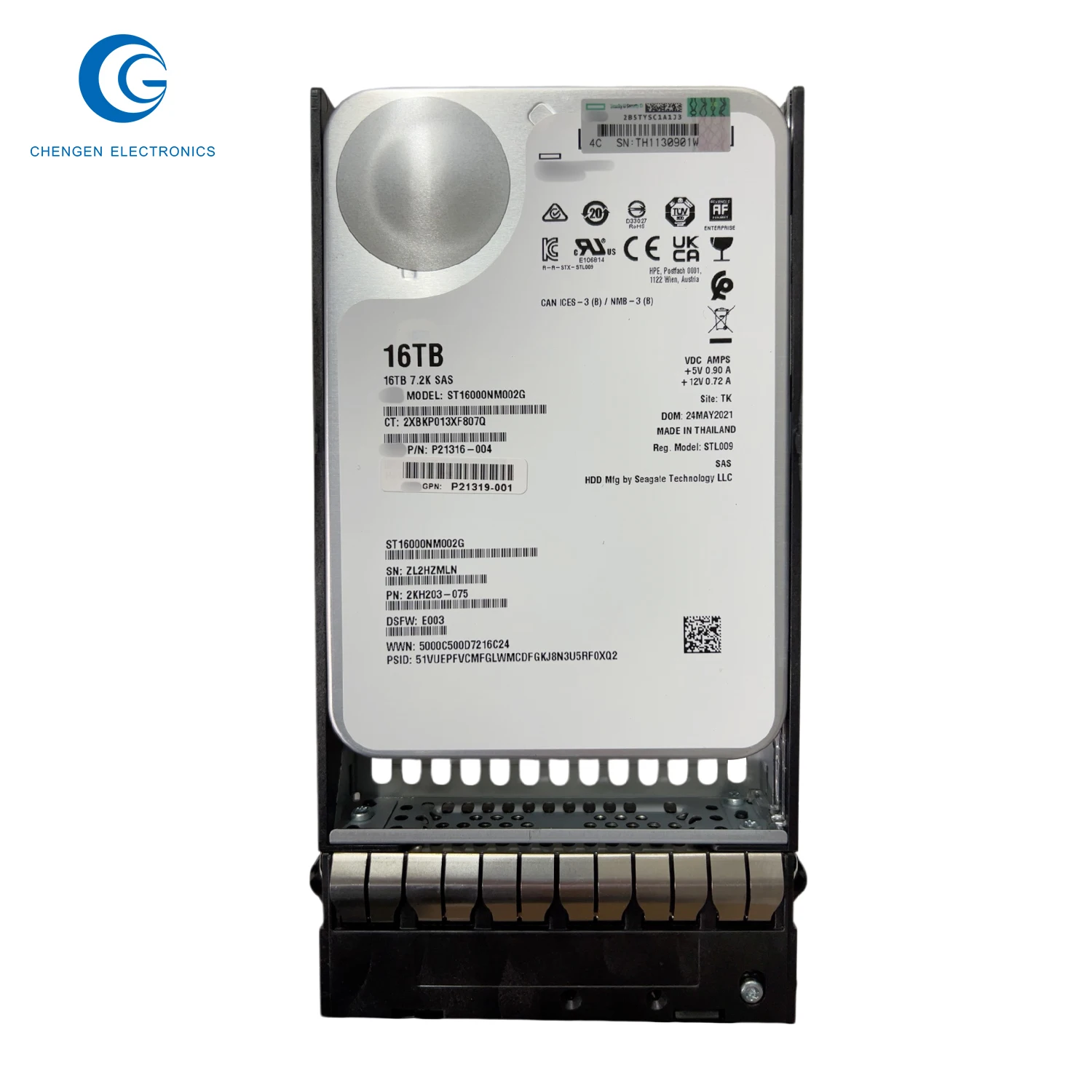 R3U72A Msa 16Tb Sas 12G Mdl 7.2K Lff M2 Disco rigido Unità disco rigido P21581-001 Msa 16Tb Sas 12G Midline 7.2K Lff (3.5In) M2 Hdd